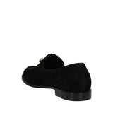 Giuseppe Zanotti Black Calfskin Slip-On Loafers