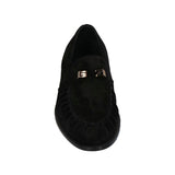 Giuseppe Zanotti Black Calfskin Slip-On Loafers