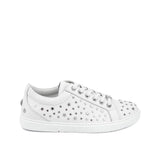Jimmy Choo White Calfskin Low Top Sneakers