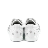 Jimmy Choo White Calfskin Low Top Sneakers