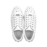 Jimmy Choo White Calfskin Low Top Sneakers