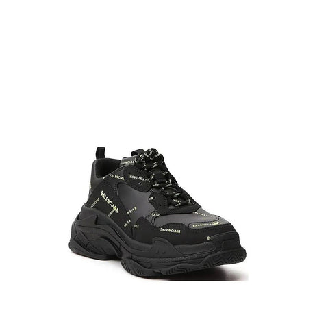 Balenciaga Black Calfskin Chunky Sneakers