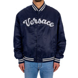 Versace Blue Nylon Bomber