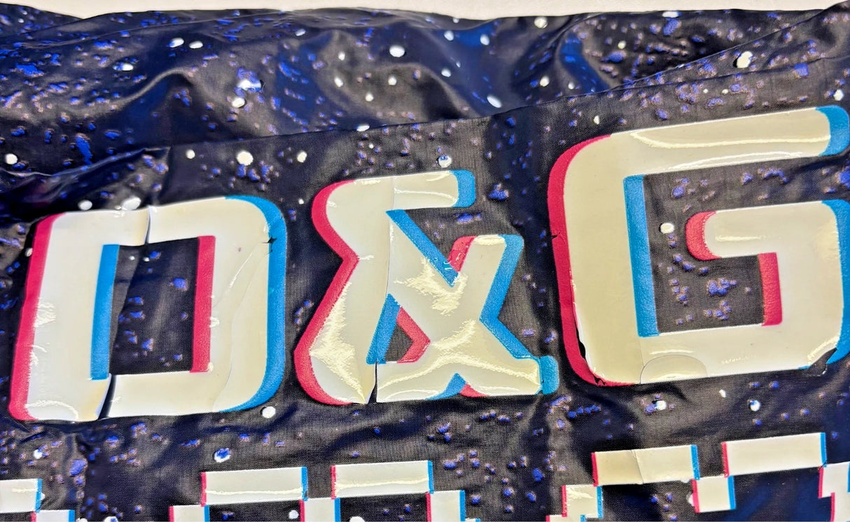 Dolce & Gabbana Dark Blue DG Game Print Cotton Jogger Pants