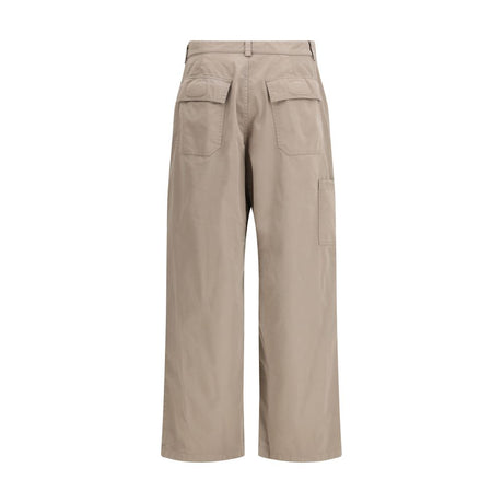 Balenciaga Beige Cotton Casual Pants