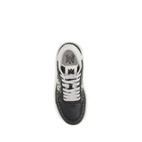 Amiri Black Calf Leather Bos Taurus Low Top Sneakers