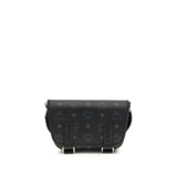 MCM Black Fabric Shoulder Bag