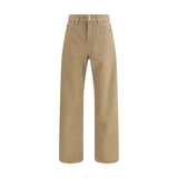 Jacquemus Beige Cotton Straight-Leg Jeans