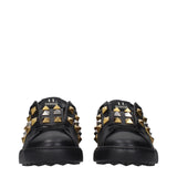 Valentino Garavani Black Leather Sneakers