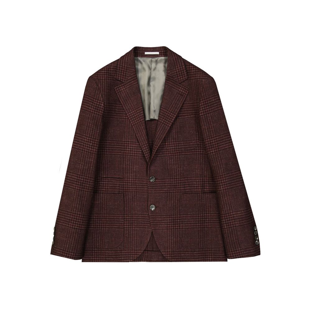 Brunello Cucinelli Multicolor Wool Coat