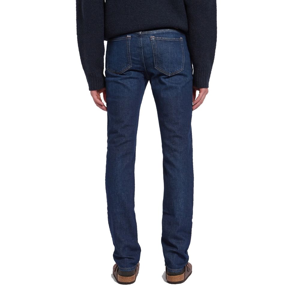 Acne Studios Blue Cotton Slim Fit Jeans