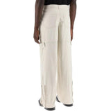 Acne Studios Beige Polyester Cargo Pants