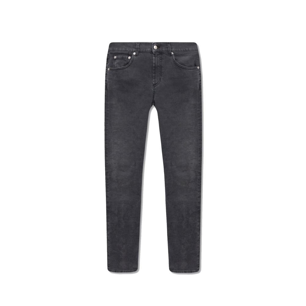 Alexander McQueen Black Cotton Skinny Jeans
