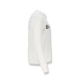 Balmain White Cotton Sweatshirt
