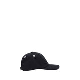 Ami Paris Black Cotton Cap (Baseball Hat)