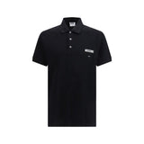 Moschino Black Cotton Polo Shirt