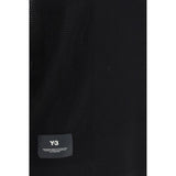 Y-3 Black Cotton Sleeveles Sweater