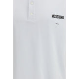 Moschino White Cotton Polo Shirt