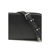 Valentino Garavani Black Calf Leather Bos Taurus Accessories