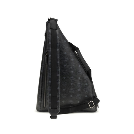 MCM Black Fabric Shoulder Bag