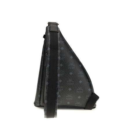 MCM Black Fabric Shoulder Bag