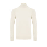 Gran Sasso White Wool Turtleneck