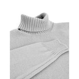 Gran Sasso Gray Wool Turtleneck