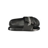 Tommy Hilfiger Black Polyurethane Men Slipper