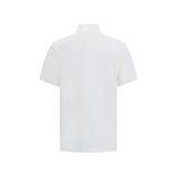 Brunello Cucinelli White Cotton Polo Shirt