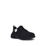 Balenciaga Black Fabric Chunky Sneakers