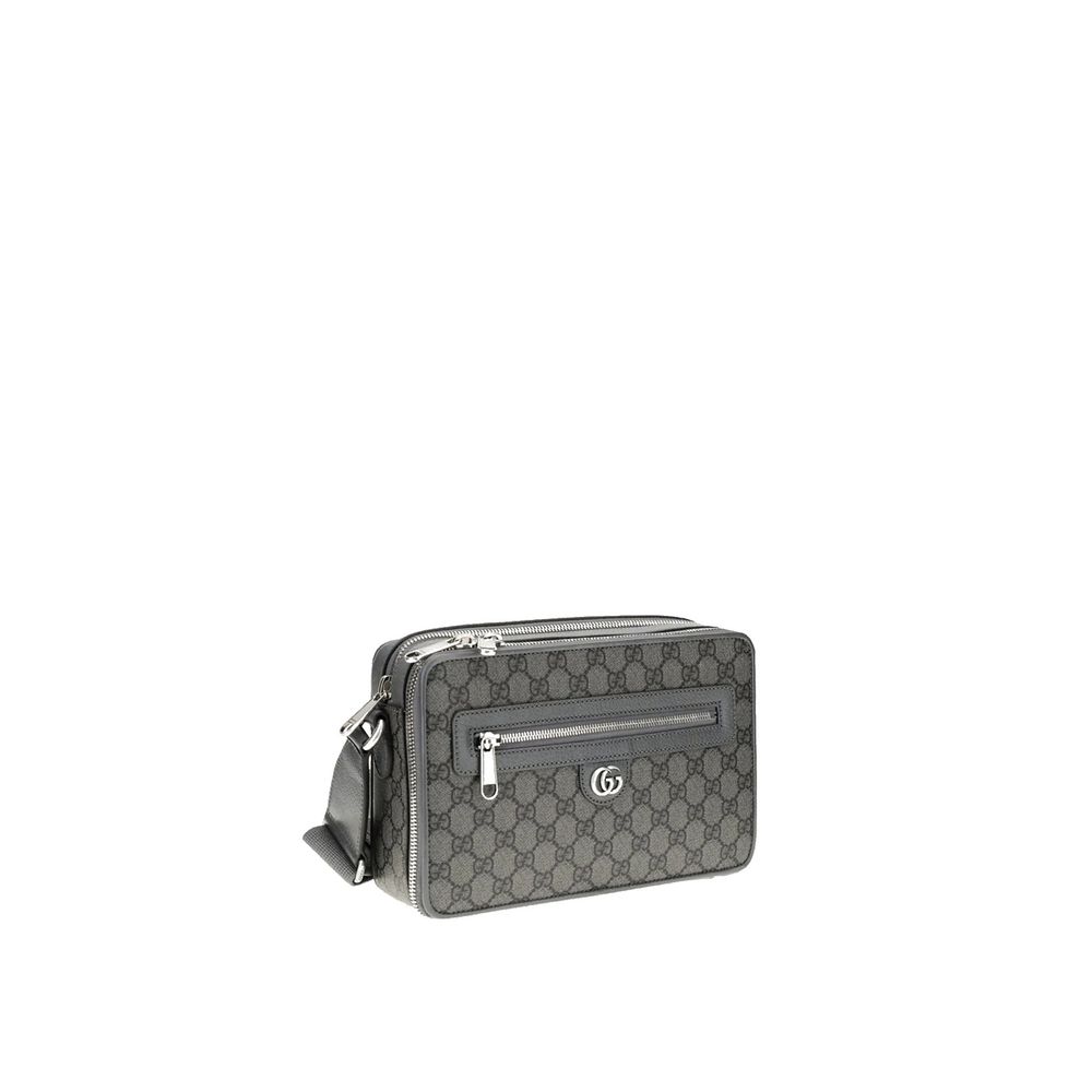 Gucci Gray Fabric Crossbody Bag