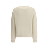 Jil Sander White Alpaca Vicugna Pacos Sweatshirt
