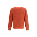 Brunello Cucinelli Orange Alpaca Vicugna Pacos Sweatshirt