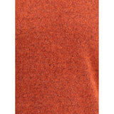 Brunello Cucinelli Orange Alpaca Vicugna Pacos Sweatshirt