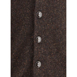 Brunello Cucinelli Brown Alpaca Vicugna Pacos Cardigan