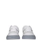 Dolce & Gabbana White Leather Low Top Sneakers