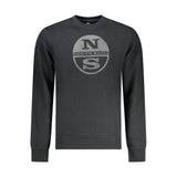North Sails Black Cotton Men Sweatshirt