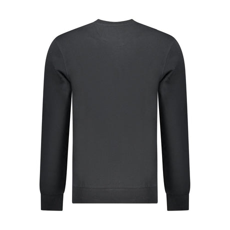 North Sails Black Cotton Men Sweatshirt