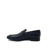 Salvatore Ferragamo Black Calfskin Slip-On Loafers