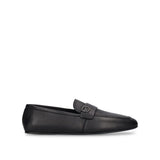 Salvatore Ferragamo Brown Calfskin Slip-On Loafers