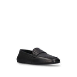 Salvatore Ferragamo Brown Calfskin Slip-On Loafers