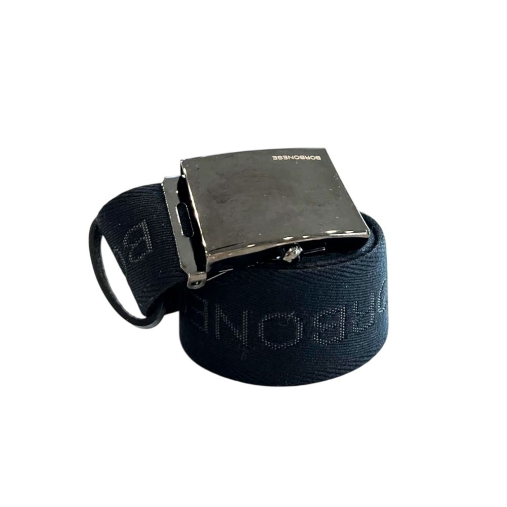 Borbonese Black Polyester Men's Belt