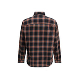 Diesel Blue Cotton Pattern Shirt