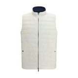 Herno White Polyamide Sleveless Jacket