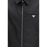 Prada Black Recycled Polyamide Full-Length Jacket