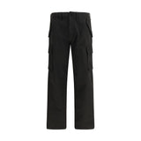 Burberry Black Cotton Cargo Pants