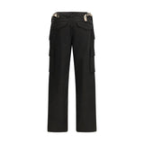 Burberry Black Cotton Cargo Pants
