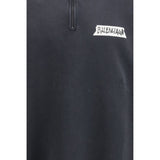 Balenciaga Black Cotton Sweatshirt