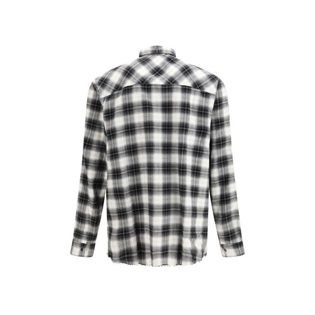 Amiri Black Cotton Pattern Shirt