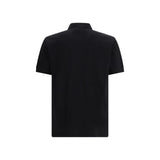 Stone Island Black Cotton Polo Shirt